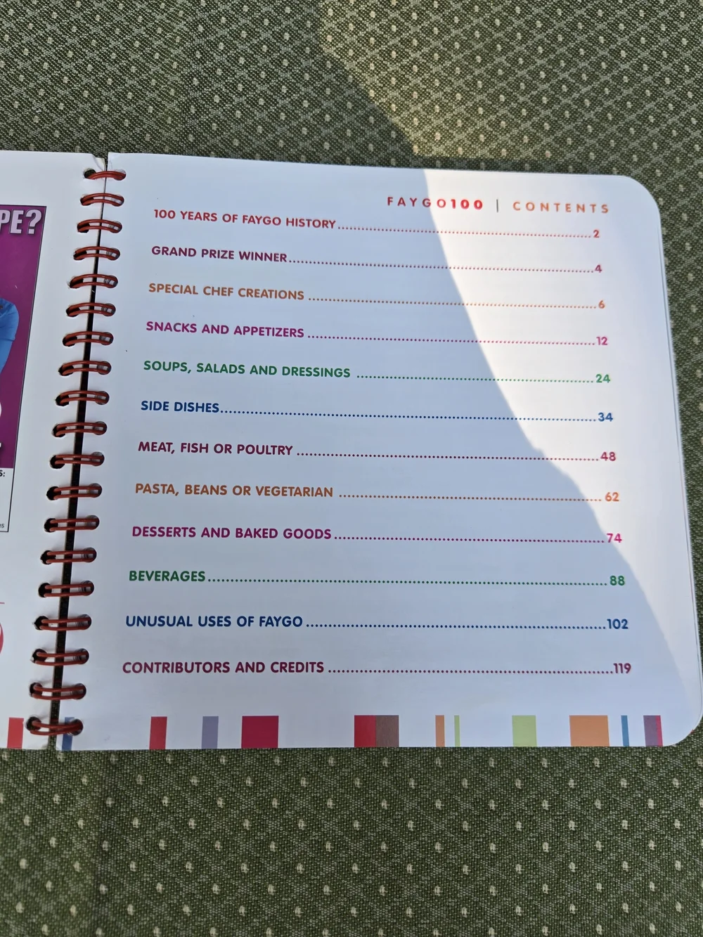 Faygo Centennial Recipe Spiral Bound Book